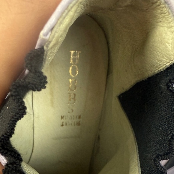 Vintage Hobbs London Chelsea Lavender Leather Pointed-Toe 80’s Boots Size 5 - Picture 6 of 11